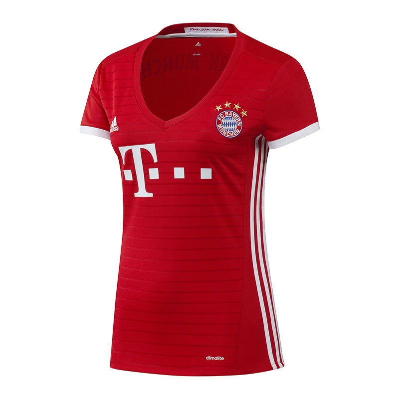 adidas FC Bayern München Trikot Home Damen 2016/17 rot