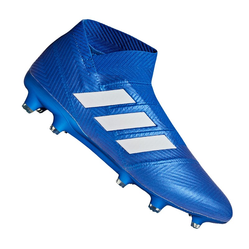 adidas NEMEZIZ 18+ FG Blau Weiss | Silo | Fußballschuhe ...