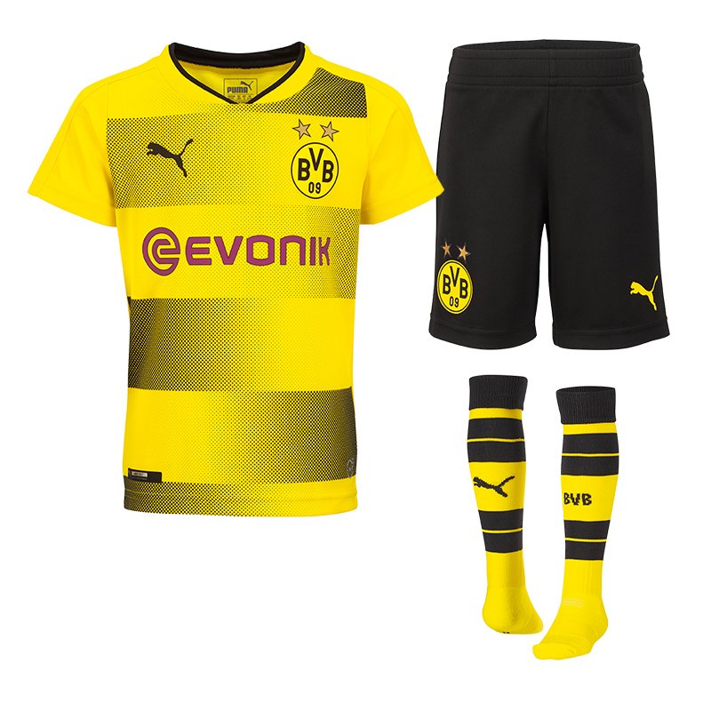 PUMA BVB Dortmund Minikit Home 2017/2018 Gelb F01  Fanartikel  Kinder  Echte  Liebe  Signal 