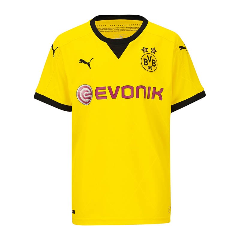 Puma BVB Dortmund Trikot Europa Kids 2015/2016 F01 gelb