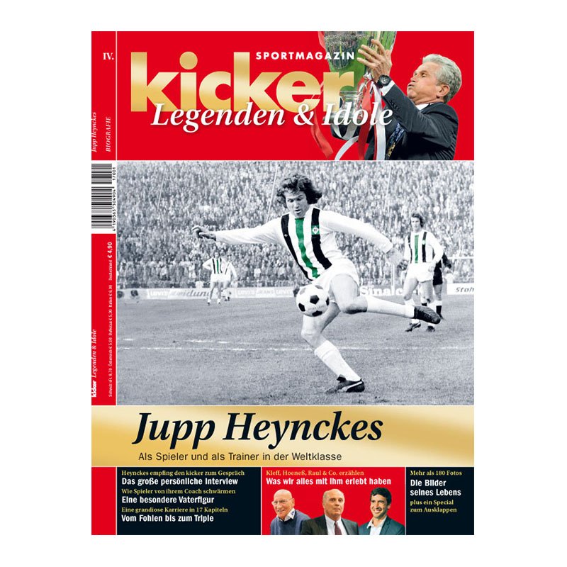 kicker Legenden & Idole Jupp Heynckes rot
