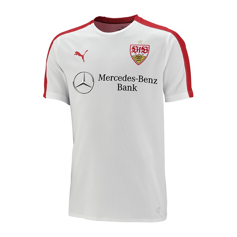 PUMA VfB Stuttgart Stadium T-Shirt Weiss F01 | Fanbekleidung | Fantum | Ausrüstung | 10106458