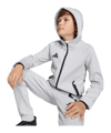adidas Tiro Travel Hoody Kids Grau - grau