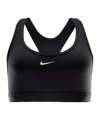 Nike Swoosh Light Support Bra Sport-BH Damen Schwarz Weiss F010 - schwarz