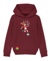 kicker Girls Hoody Kids Burgundy
