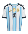 adidas Argentinien Messi Trikot Set Home WM 2026 Kids Weiß - weiss