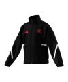 adidas Manchester United Anthem Jacke Kids Schwarz - schwarz