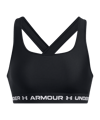 Under Armour Crossback Mid Sport-BH Damen Schwarz F006