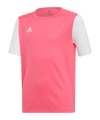 adidas Estro 19 Trikot kurzarm Kids Pink Weiss