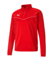 PUMA teamRISE HalfZip Sweatshirt Rot F01