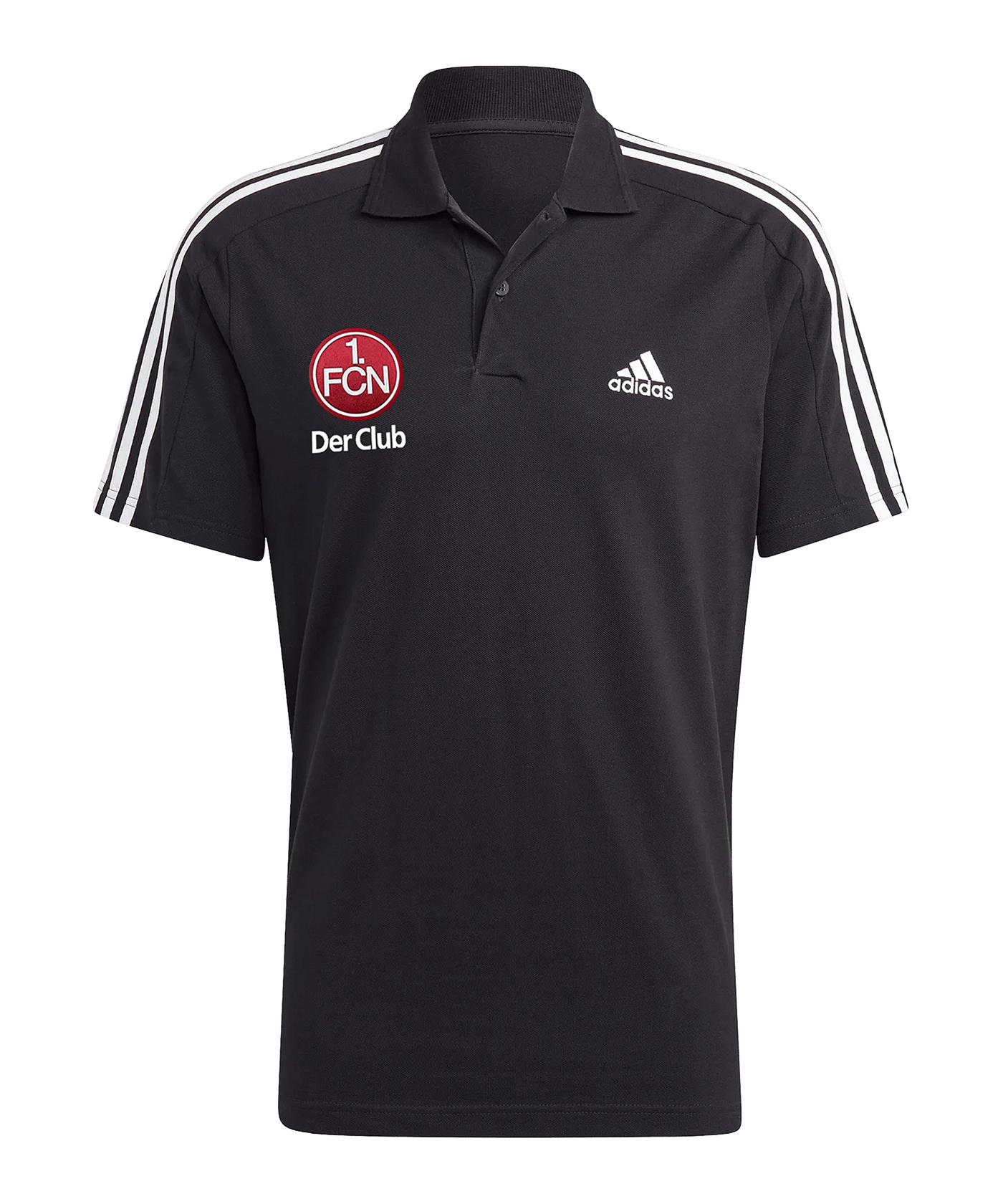 adidas 1.FC Nürnberg Poloshirt Schwarz - schwarz
