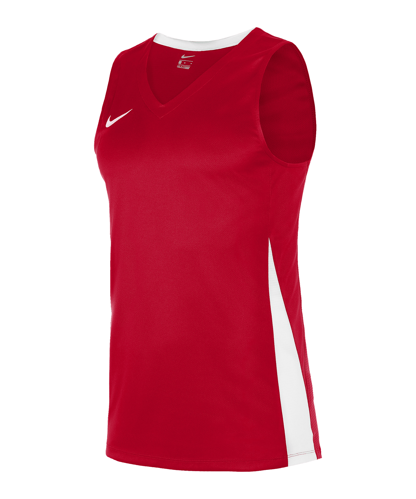 Nike Team Basketball Stock Trikot Rot Weiss F657 - rot