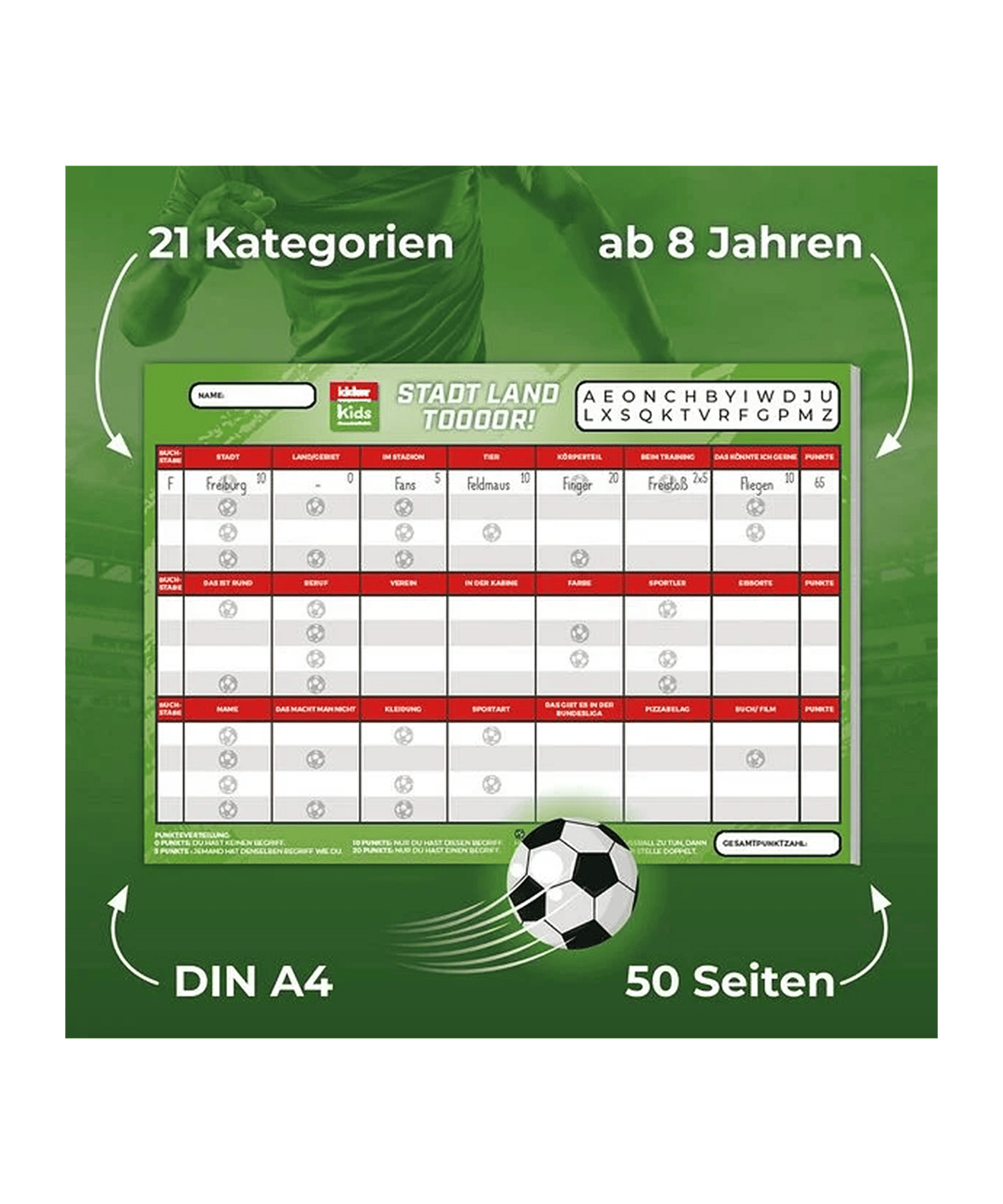 kicker Kids Stadt - Land - Tooor! - mehrfarbig