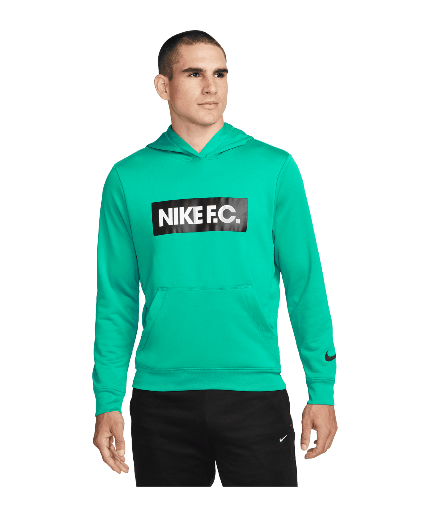 Nike F.C. Libero Fleece Hoody Grün F370 - gruen
