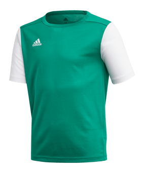 adidas Estro 19 Trikot kurzarm Kids Grün Weiss - gruen