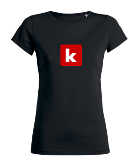 kicker Classic T-Shirt Damen Schwarz FC002 - schwarz