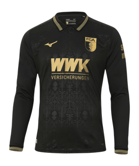 Mizuno FC Augsburg Longsleeve Trikot 3rd 2025/2026 Schwarz F09 - schwarz