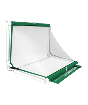 BAZOOKAGOAL SPARE-NET | 120x75cm | Grün Weiß - schwarz