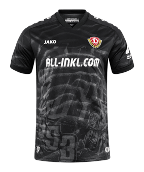 JAKO Dynamo Dresden Trikot Away 2025/2026 Kids Schwarz F800 - schwarz