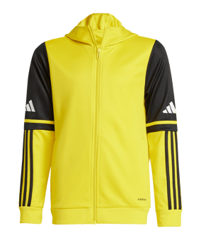 adidas Squadra 25 Kapuzenjacke Kids Gelb - gelb
