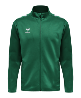 Hummel hmlCORE XK Poly Trainingsjacke Grün F6140 - gruen