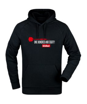 kicker OneHundredAndEighty Hoody Schwarz FC002 - schwarz