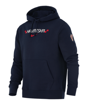 Nike HNS Kroatien Club Hoody Blau F451 - blau