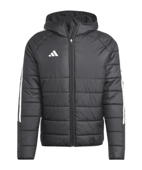 adidas Tiro 24 Winterjacke Schwarz Weiss - schwarz