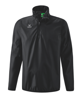 Erima Team Halfzip Regensweatshirt Kids Schwarz - schwarz