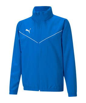 PUMA teamRISE Allwetterjacke Kids Blau F02 - blau