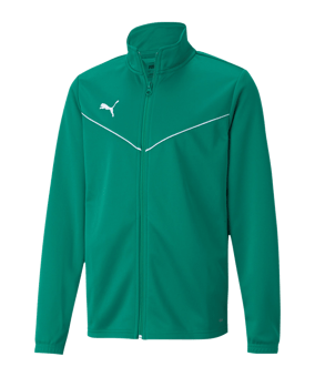 PUMA teamRISE Poly Trainingsjacke Kids Grün F05 - gruen