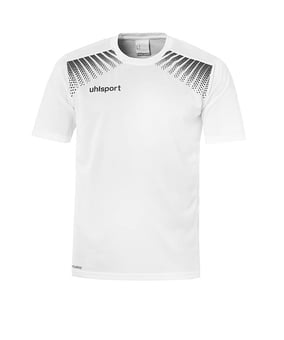Uhlsport Goal Training T-Shirt Weiss Schwarz F02 - weiss