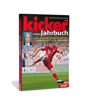 kicker Jahrbuch 2016 - rot