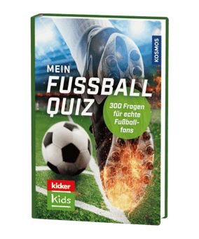 kicker Kids Fußball Quiz Buch - mehrfarbig