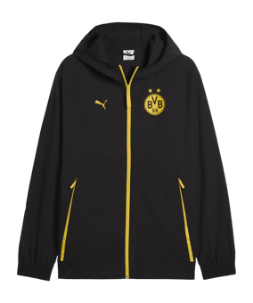 PUMA Borussia Dortmund PUMATECH Woven Jacke Schwarz F07 - schwarz
