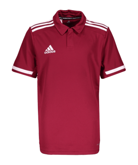 adidas MT19 Poloshirt Kids Dunkelrot - rot