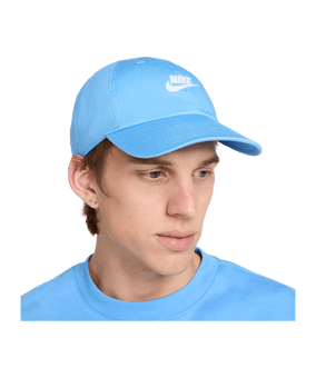 Nike Club Unstructured Futura Wash Cap Blau F412 - blau