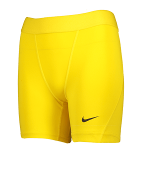 Nike Pro Strike Short Damen Gelb Schwarz F719 - gelb