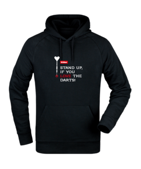 kicker Stand up Hoody Schwarz FC002 - schwarz