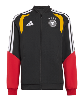 adidas DFB Deutschland Präsentationsjacke Kids Schwarz - schwarz