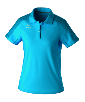 Erima EVO STAR Poloshirt Damen Blau - blau