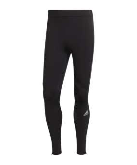 adidas OWN THE RUN Tight Running Schwarz Silber - schwarz