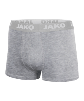 Jako Boxershorts Basic 2er Pack Grau F40 - grau