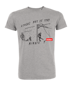 kicker Jubiläum Europapokalsieg 1983 T-Shirt Grau FC250 - grau