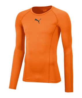 PUMA LIGA Baselayer Longsleeve Orange F08 - orange