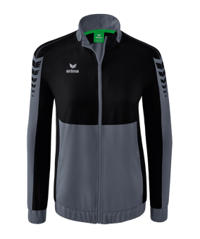 Erima Six Wings Präsentationsjacke Damen Grau - grau