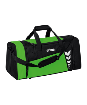 Erima Six Wings Sporttasche Gr. L Grün Schwarz - gruen