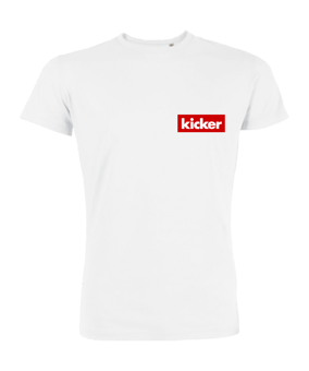 kicker Classic Mini Box T-Shirt Weiss FC001 - weiss