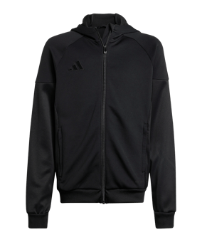 adidas Tiro 25 Kapuzenjacke Kids Schwarz - schwarz
