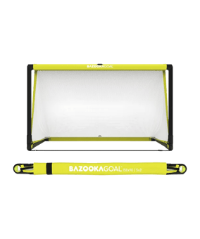 Bazookagoal Teleskoptor | 150x90 cm Gelb Weiss - gelb
